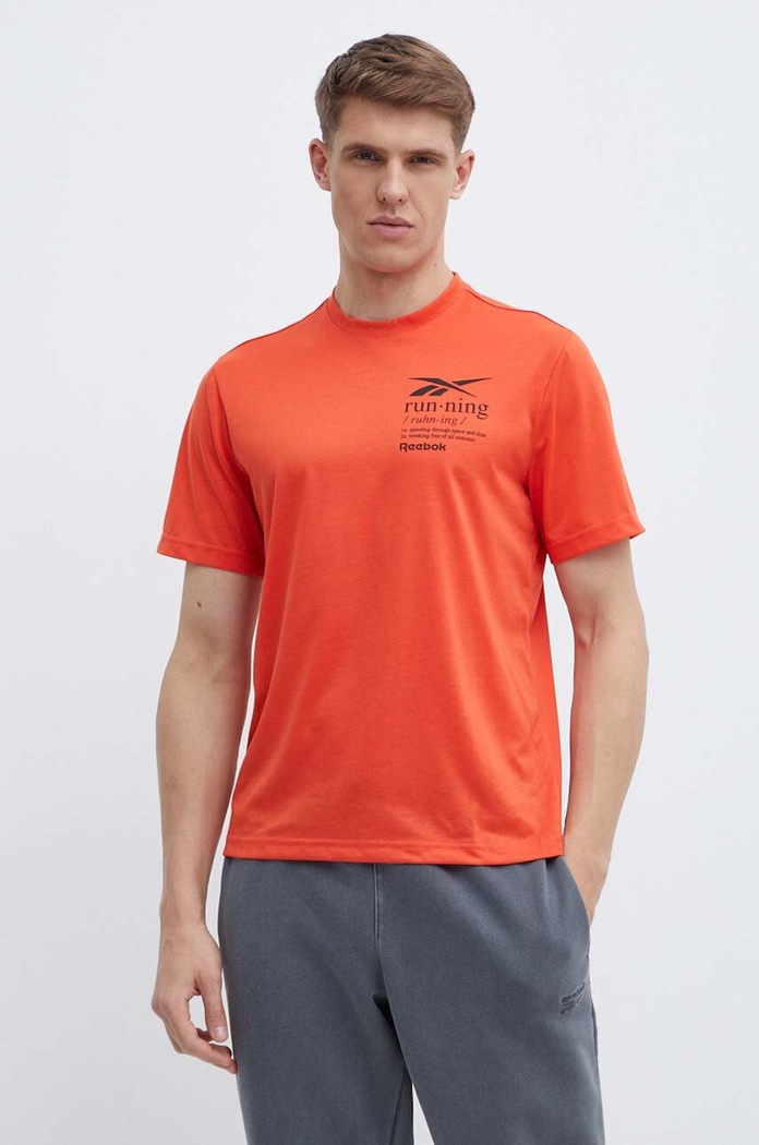 Тениска Reebok оранжев 100076378