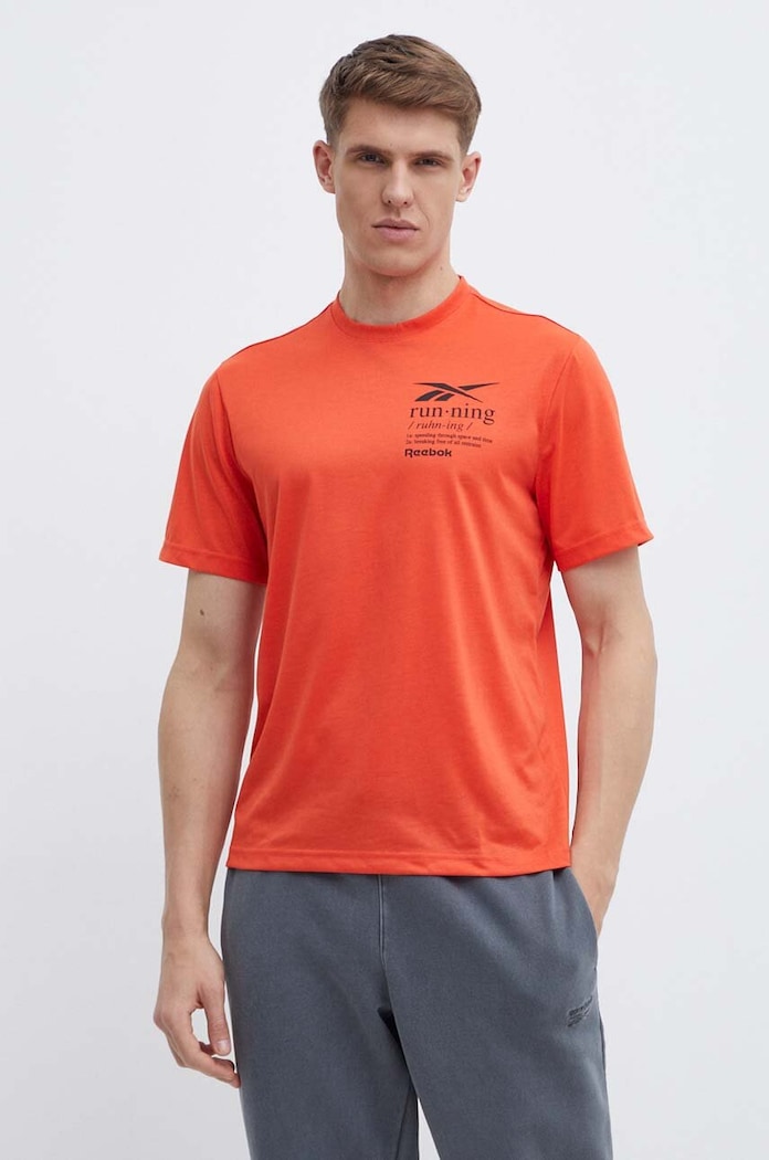 Тениска Reebok оранжев 100076378