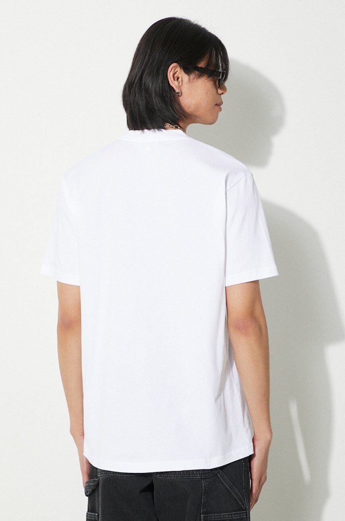 Oblečení Bavlněné tričko Norse Projects Johannes N01.0606.0001 bílá