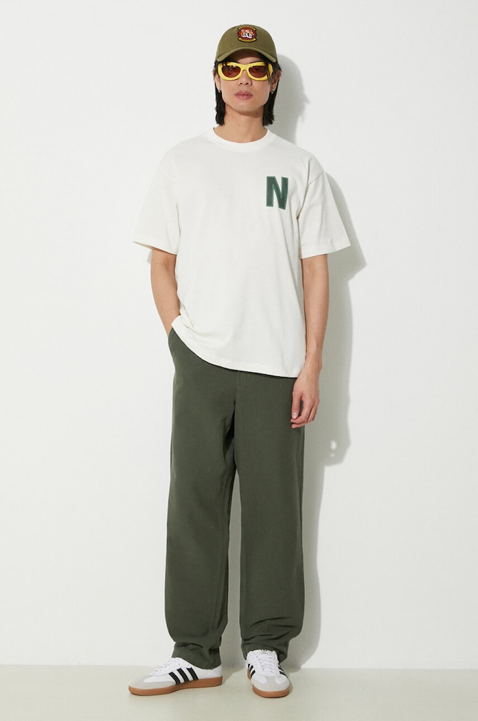 Norse Projects t-shirt bawełniany Simon Loose Organic N01.0659.0957 beżowy SS24