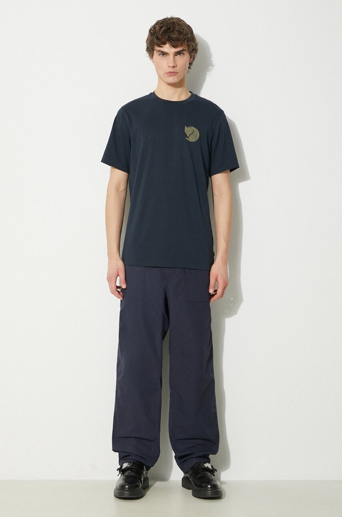 Fjallraven t-shirt Walk With Nature T-shirt M F12600216.555 navy SS25