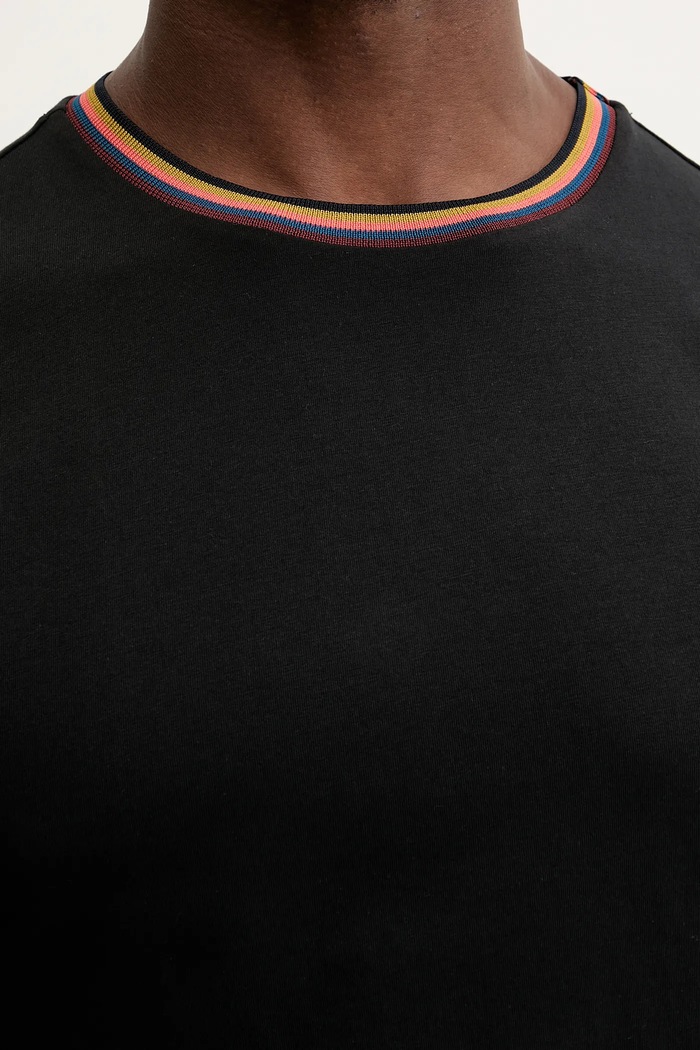 Paul Smith pamut póló M1R.697PS.H00084 fekete