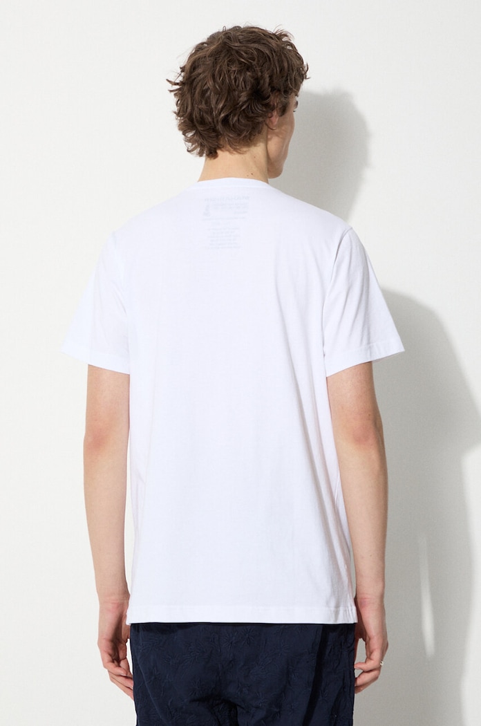 Oblačila Bombažna kratka majica Maharishi Micro Maharishi 1307.WHITE bela