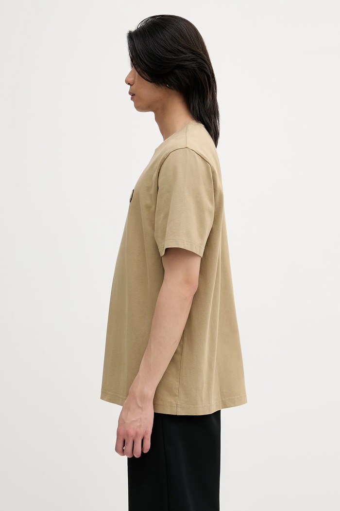 Maison Kitsuné cotton t-shirt Bold Fox Head Patch Comfort Tee Shirt MM00127KJ0118 green SS25