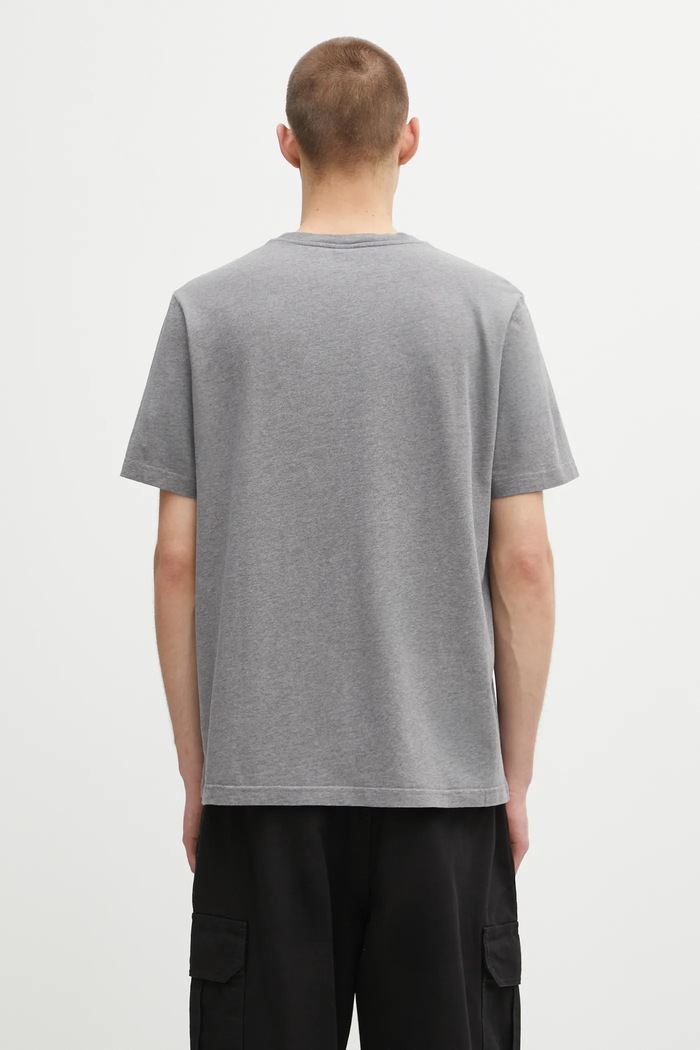 Îmbrăcăminte Maison Kitsuné tricou din bumbac Bold Fox Head Patch Comfort Tee Shirt MM00127KJ0118 gri