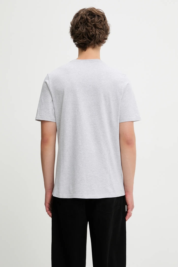 Clothing Maison Kitsuné cotton t-shirt Chillax Fox Patch Regular Tee Shirt LM00110KJ0008 gray