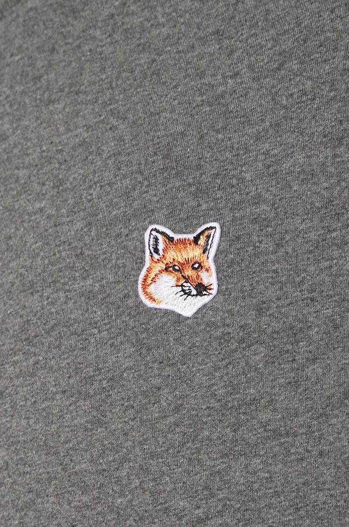 Maison Kitsuné t-shirt in cotone Fox Head Patch Regular Tee Shirt LM00104KJ0008