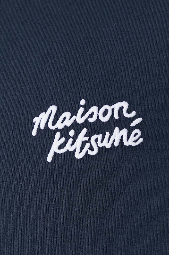 Хлопковая футболка Maison Kitsuné Handwriting Comfort Tee Shirt MM00126KJ0118