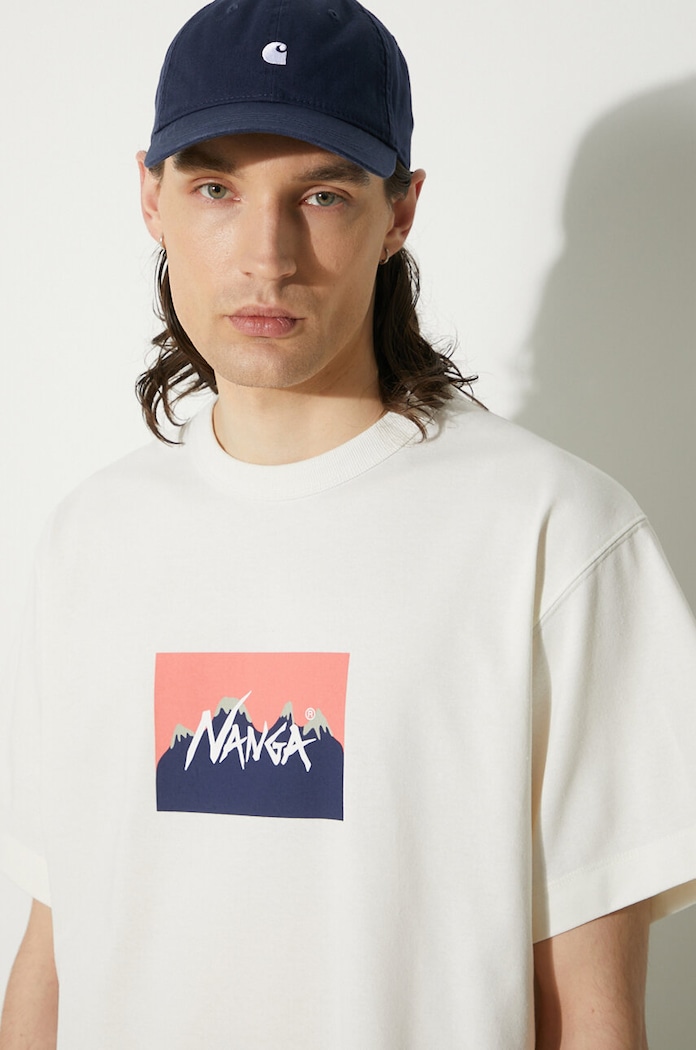 Μπλουζάκι Nanga Nanga × Jerry Ukai Eco Hybrid Nanga Logo Tee NW2411.1G805.C