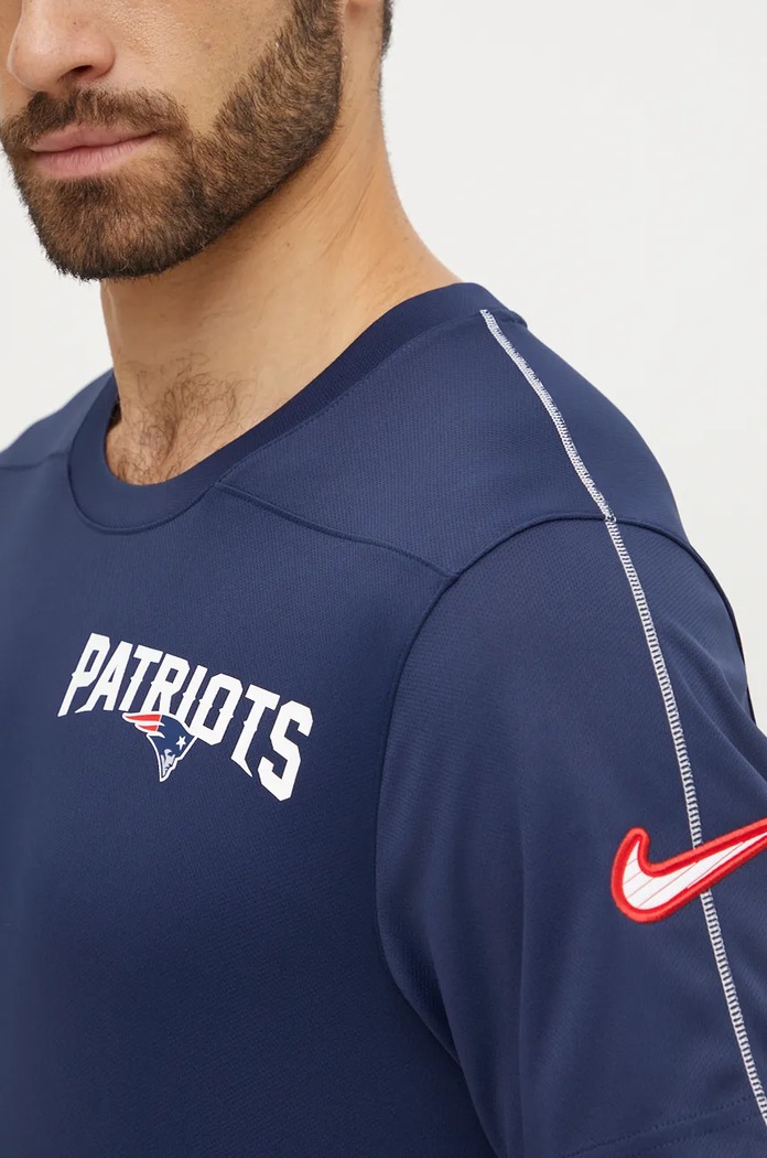 Kratka majica za vadbo Nike New England Patriots 02ES.044P.8K.K0Z mornarsko modra
