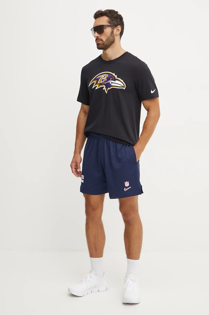 Nike t-shirt in cotone Baltimore Ravens N199.00A.8G.CLH nero SS24