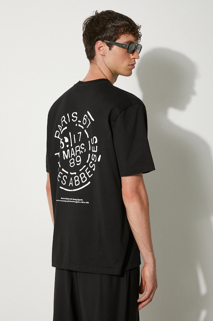 STAMPD cotton t-shirt Van Gogh Relaxed Tee cotton black SLA.M3248TE.BLK
