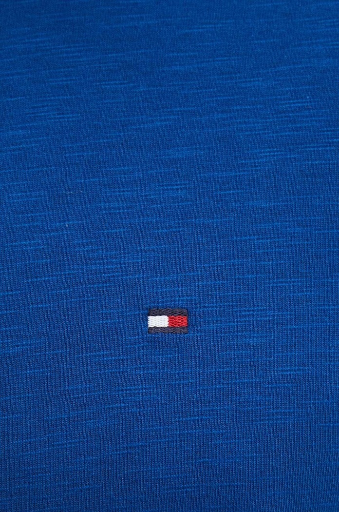 Βαμβακερό μπλουζάκι Tommy Hilfiger σκούρο μπλε MW0MW34375