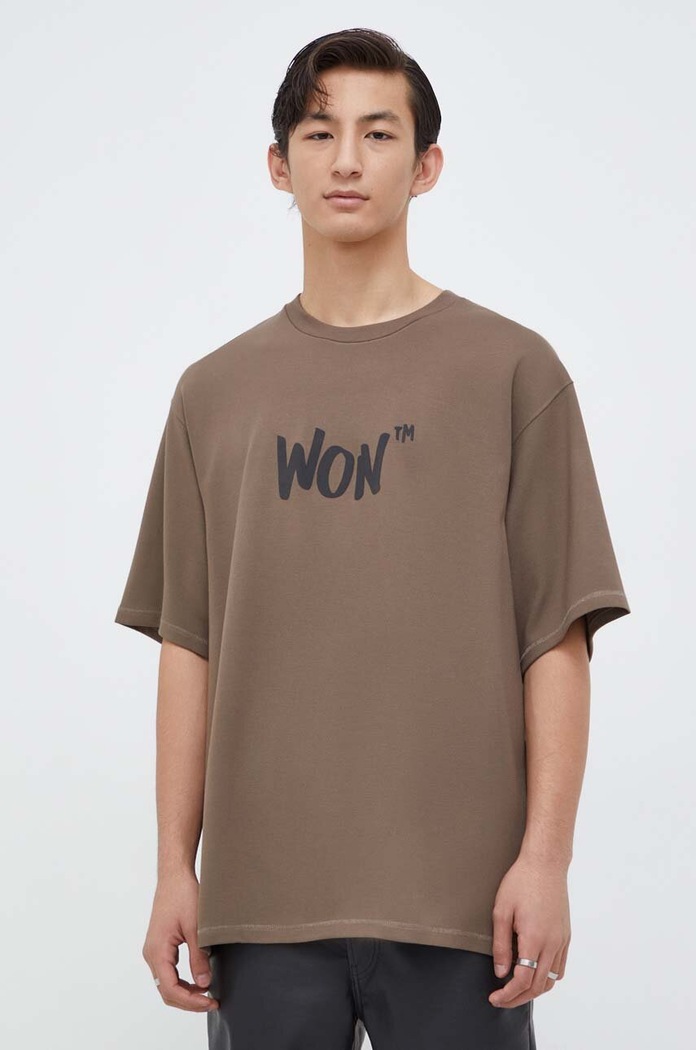 Won Hundred Tricou 2999.12066 maro SS24