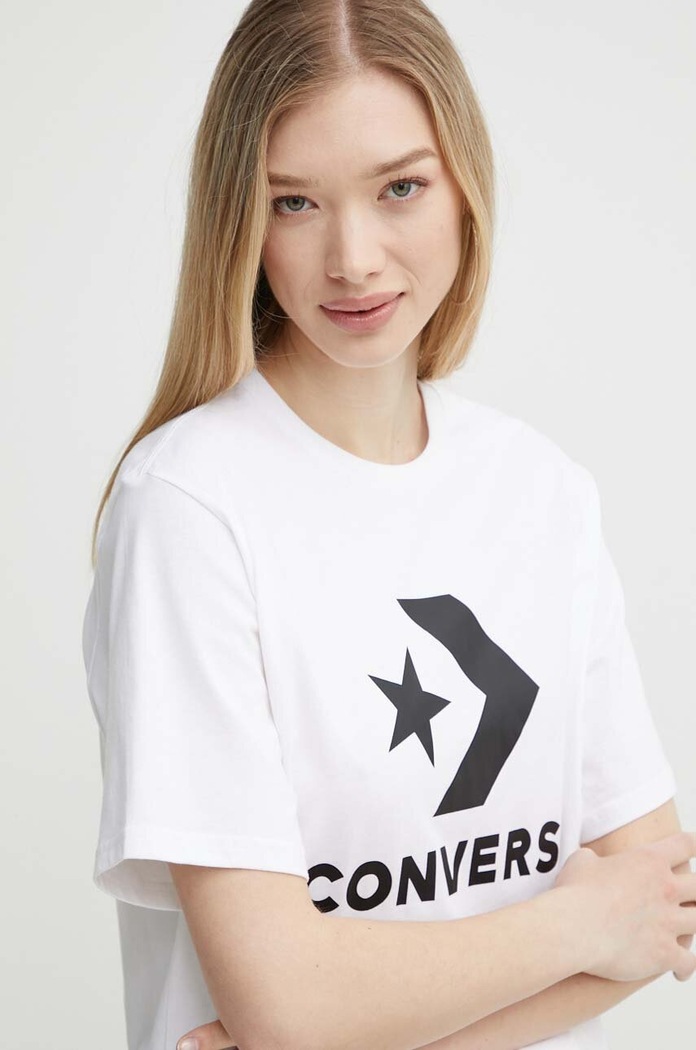 Bavlnené tričko Converse 10025458.A03