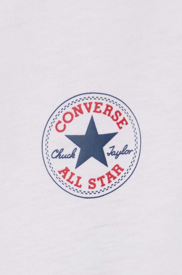 Bavlnené tričko Converse 10026565.A01 béžová