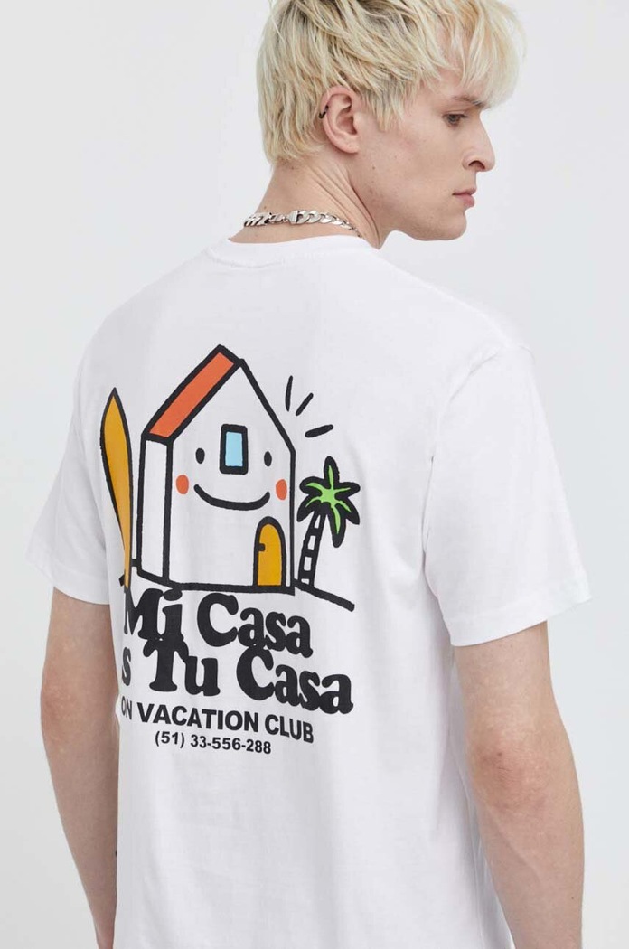 Bavlněné tričko On Vacation Mi Casa OVC.T149