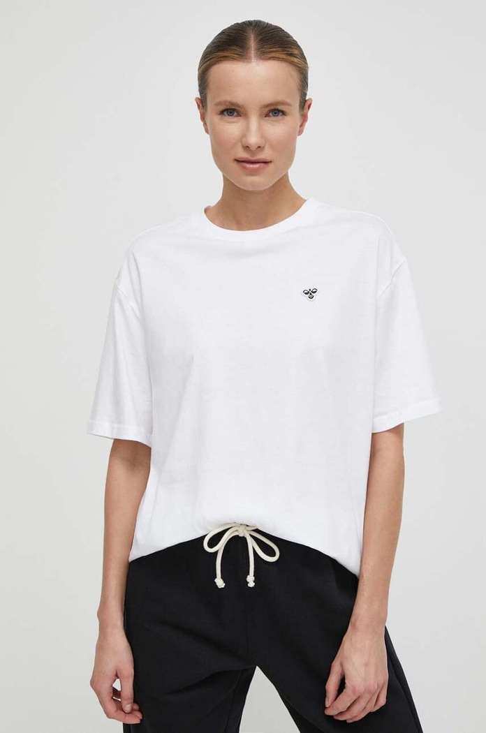 Hummel tricou din bumbac 225349 alb