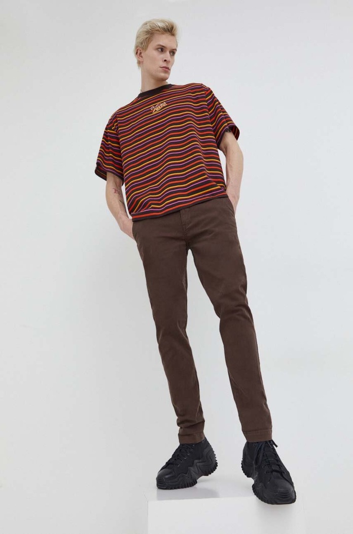 Converse tricou din bumbac Converse x Wonka 10026545.A01 multicolor SS24
