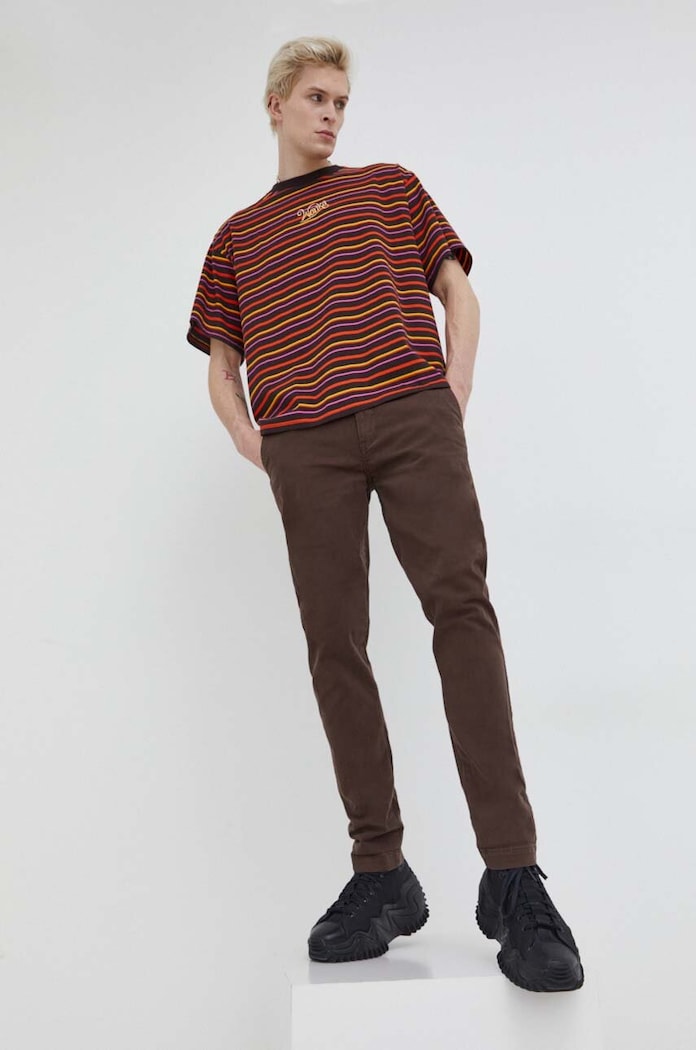 Converse tricou din bumbac Converse x Wonka 10026545.A01 multicolor SS24