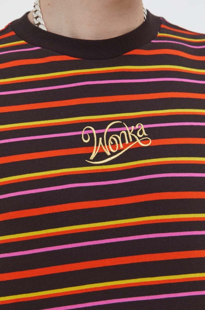Converse tricou din bumbac Converse x Wonka 10026545.A01