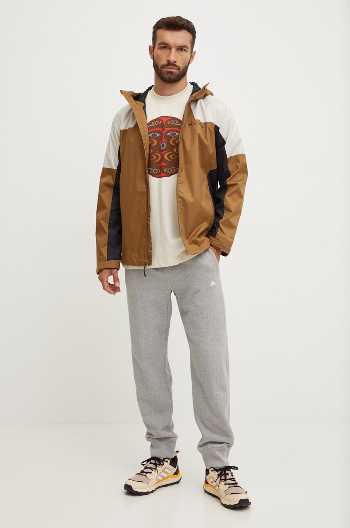 Oblečení Fjallraven Tričko Fjallraven Kanken Art F12600218.113 béžová