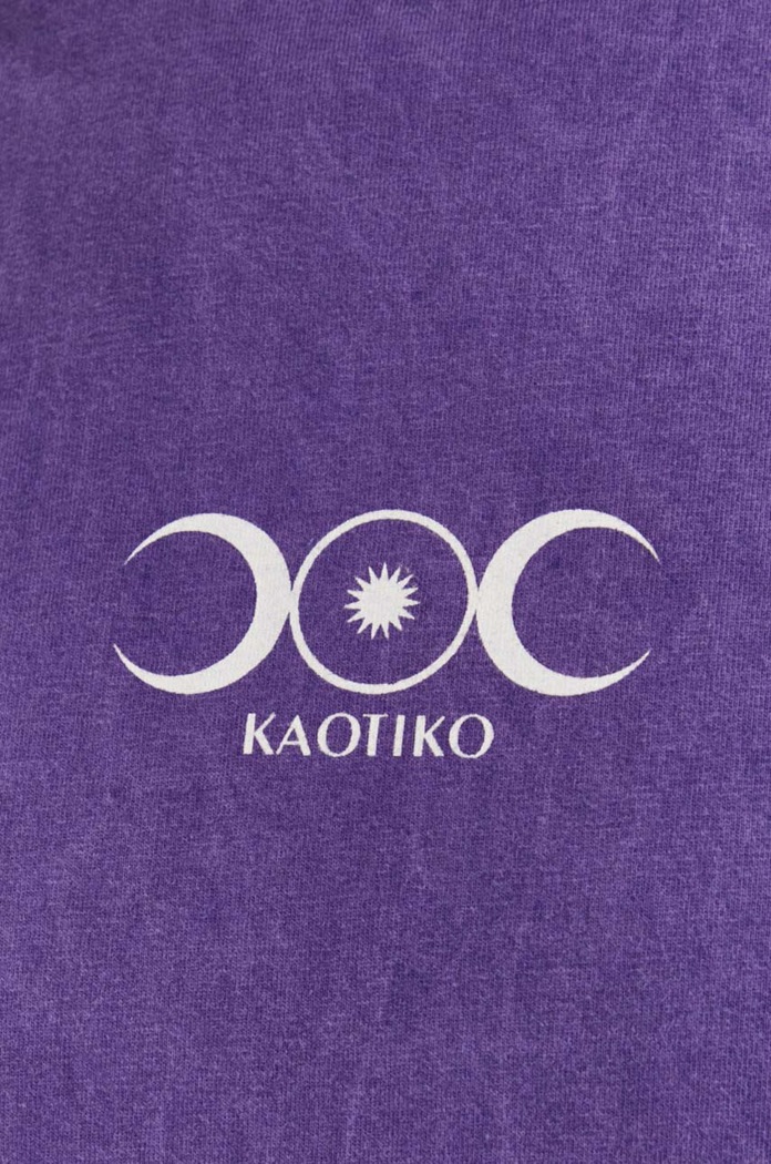 Bavlnené tričko Kaotiko AJ048.02.G002