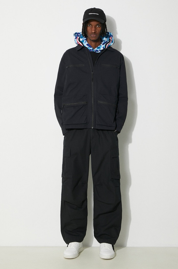 Rains jacket Tomar Overshirt 19320.01 navy SS24