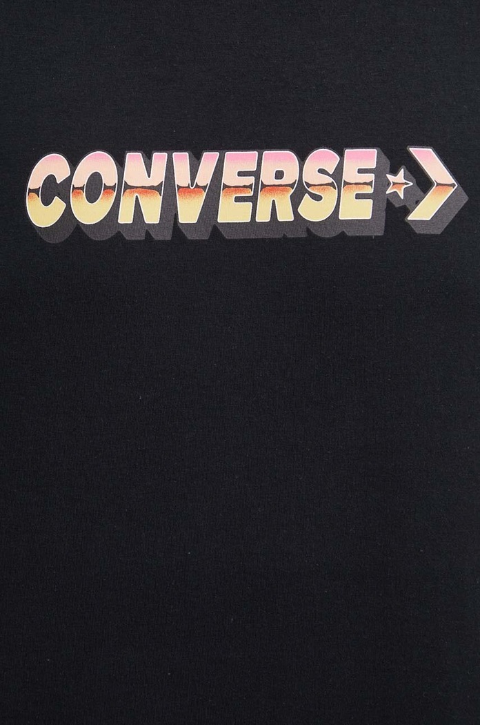 Βαμβακερό μπλουζάκι Converse 10026416.A01