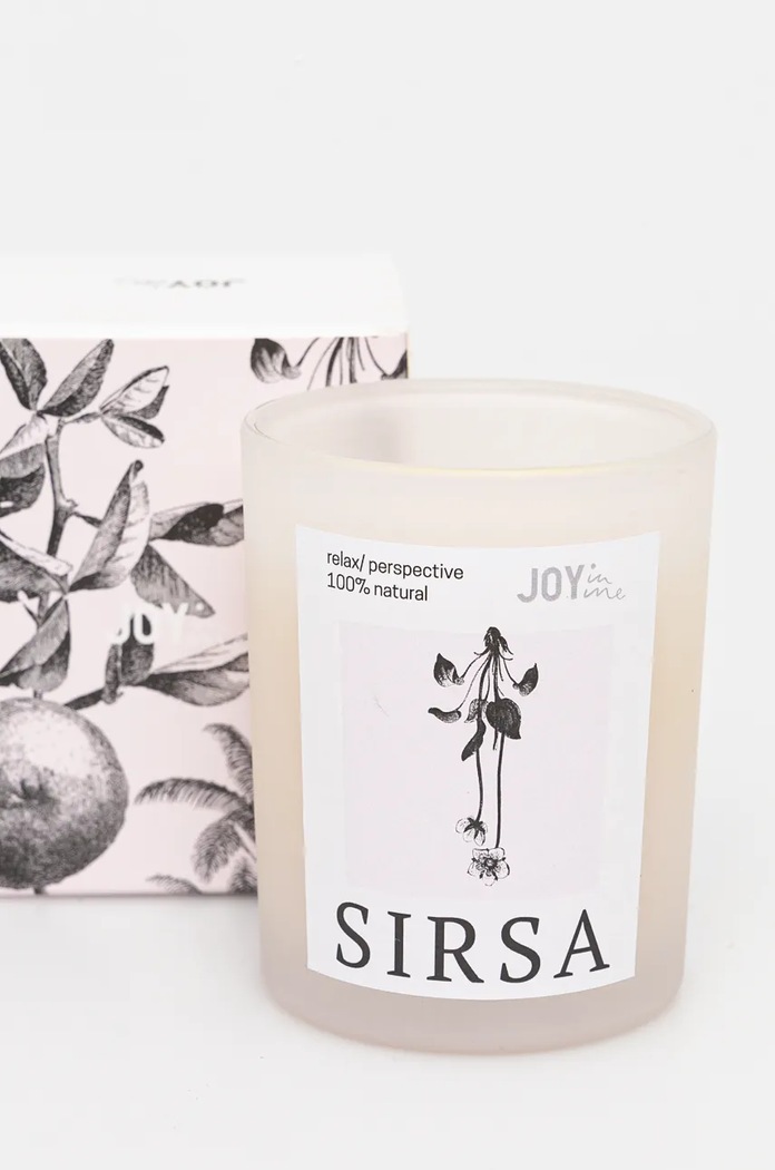 Home SPA JOYINME candela per la pratica dello yoga e della meditazione Sirsa SIRSA bianco