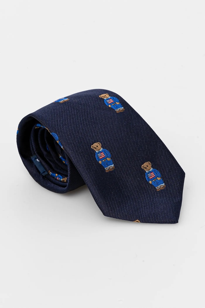 Kravata Polo Ralph Lauren mornarsko modra 352725452002