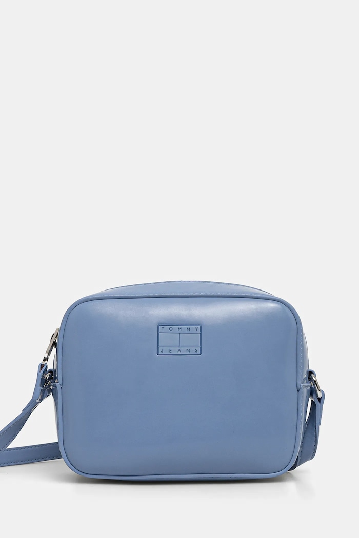 Tommy Jeans geantă uni albastru AW0AW16965