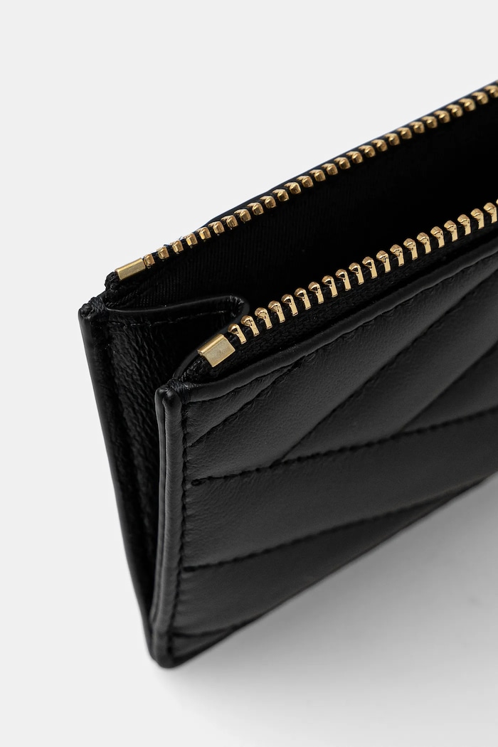 Kožená peňaženka Tory Burch Kira 156556.001 čierna SS25