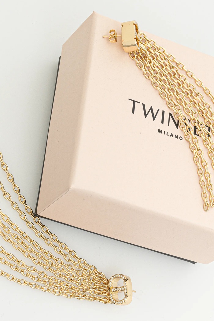 Σκουλαρίκια Twinset χρυσαφί 251TA4150