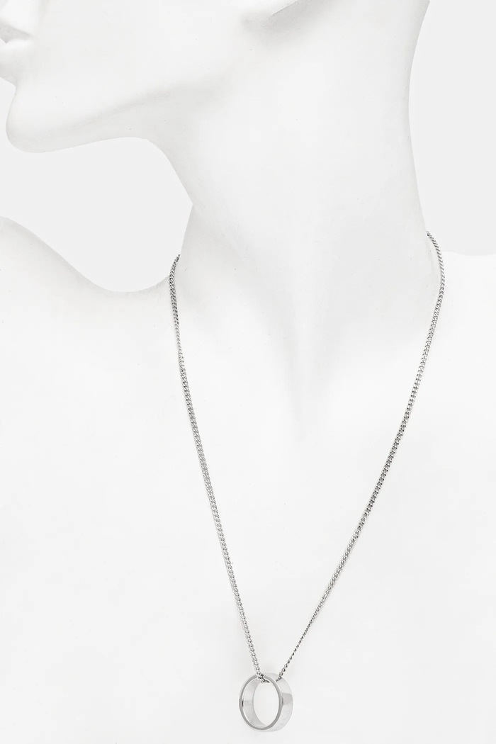 Accesorii MM6 Maison Margiela Colier SM6UU0048.P6469 argintiu