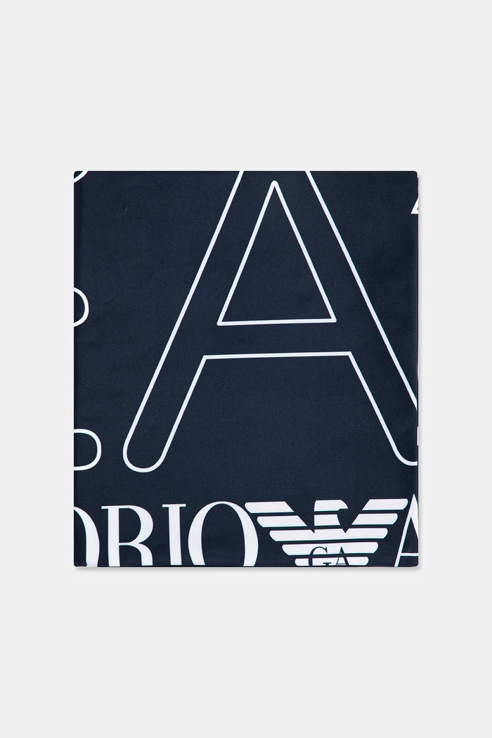EA7 Emporio Armani prosop 160 x 90 cm CC487.914002 bleumarin SS25