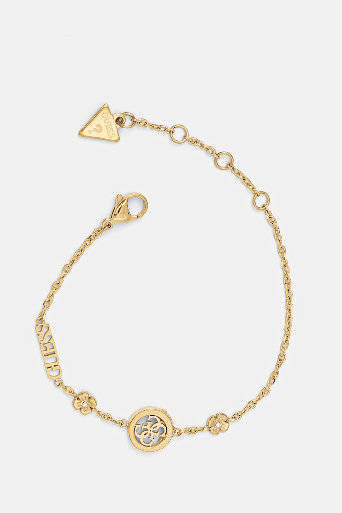 Náramek Guess 4 LOVE zirkonie zlatá JUBB05.039JW