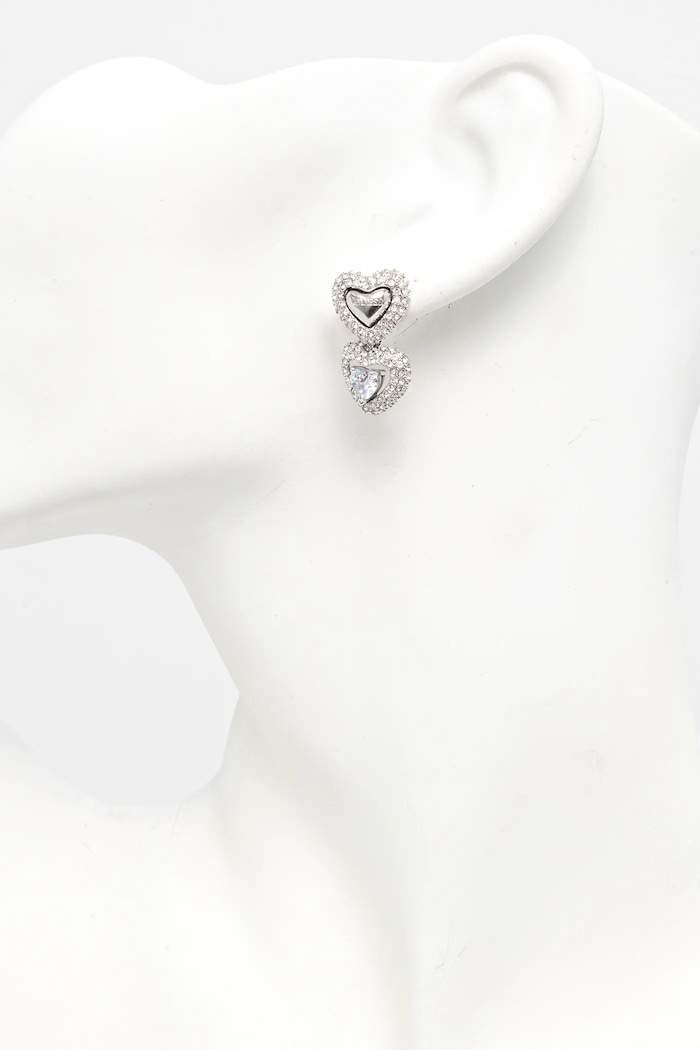 Akcesoria Guess kolczyki BELOVED JUBE05.025JW srebrny