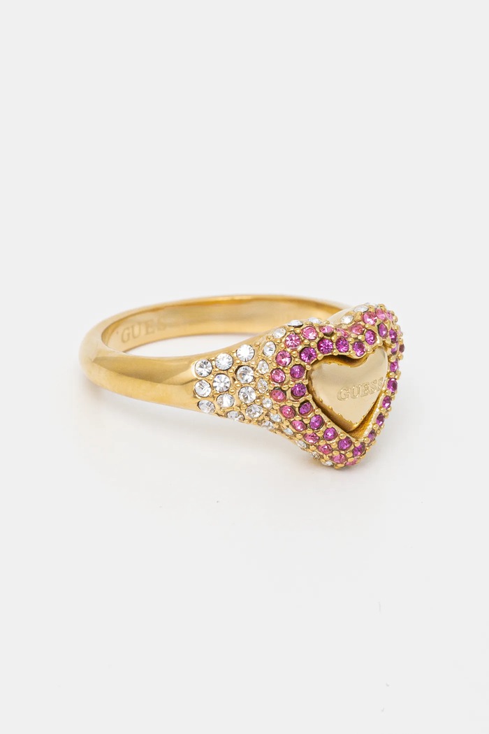 Guess pierścionek BELOVED Gift Box złoty JUBR05.009JW