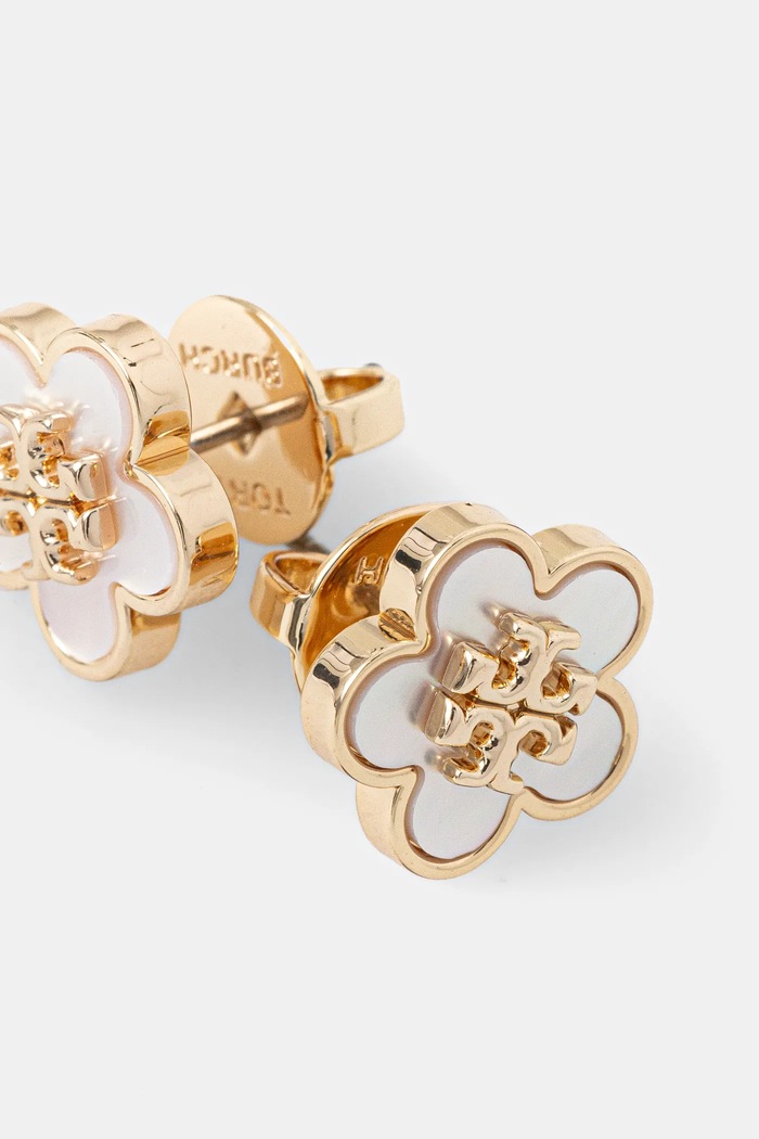 Akcesoria Tory Burch kolczyki Kira Flower Stud 157351.700 złoty