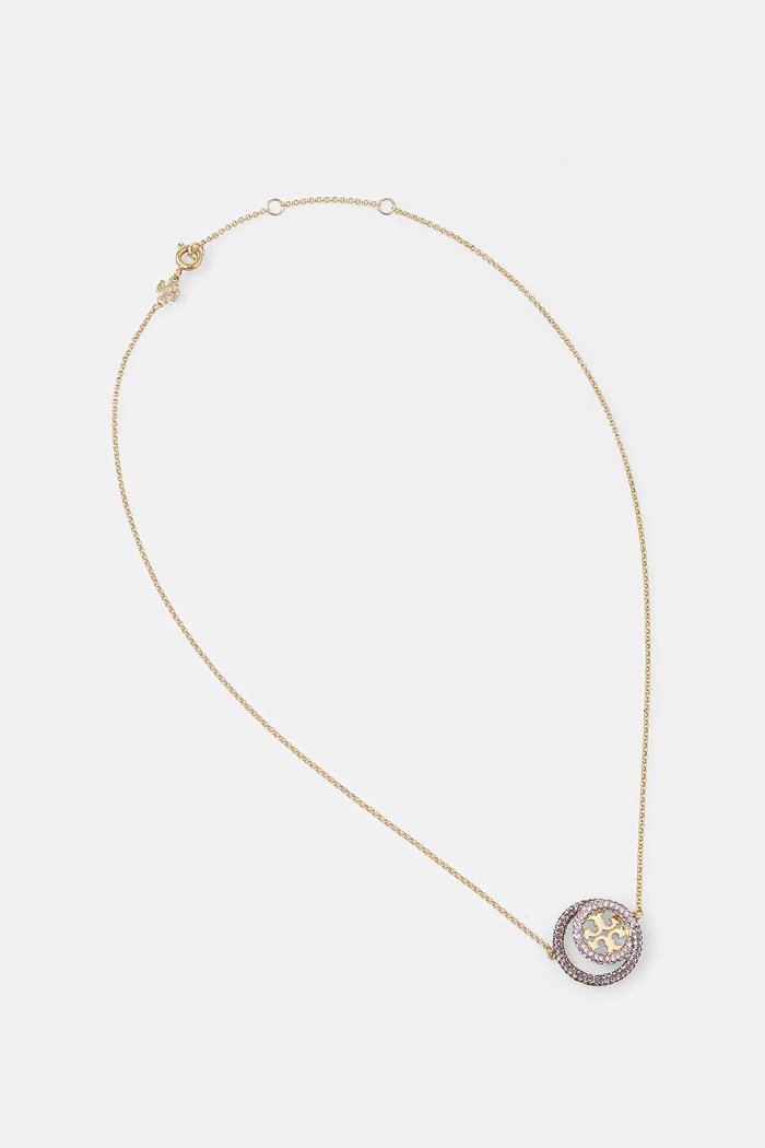 Позлатено колие Tory Burch Miller Pave злато 157225.400