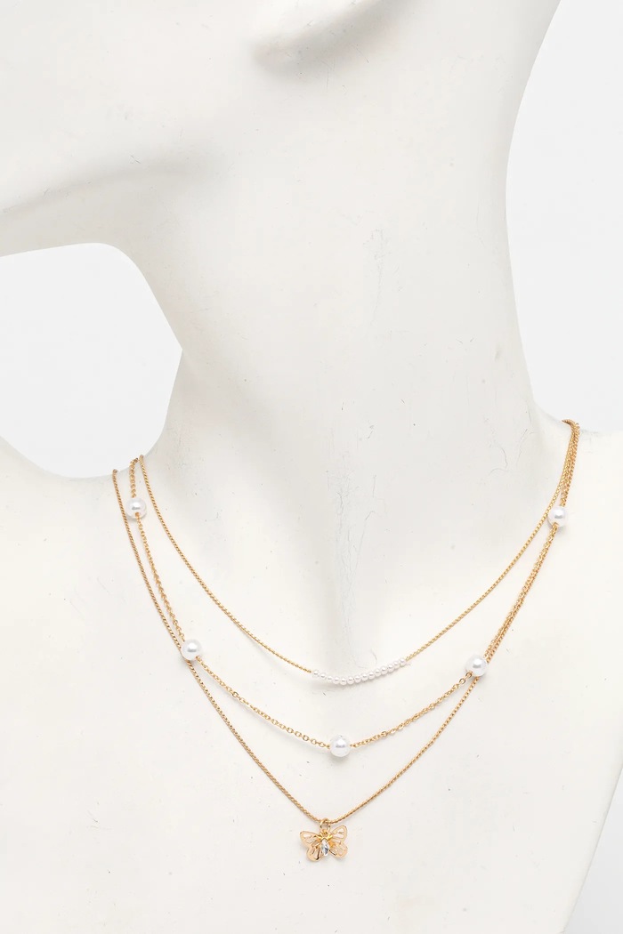 Accesorii Aldo Colier ANNPEARL 3-pack ANNPEARL.102 aur
