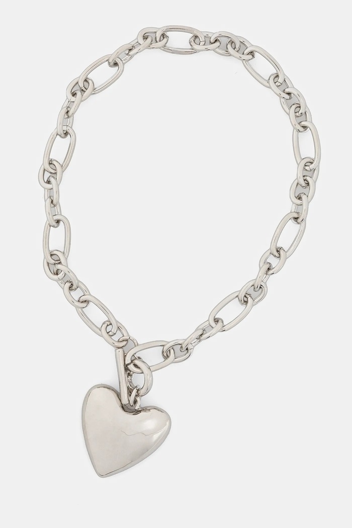Aldo colier HEARTCHAIN argintiu HEARTCHAIN.973