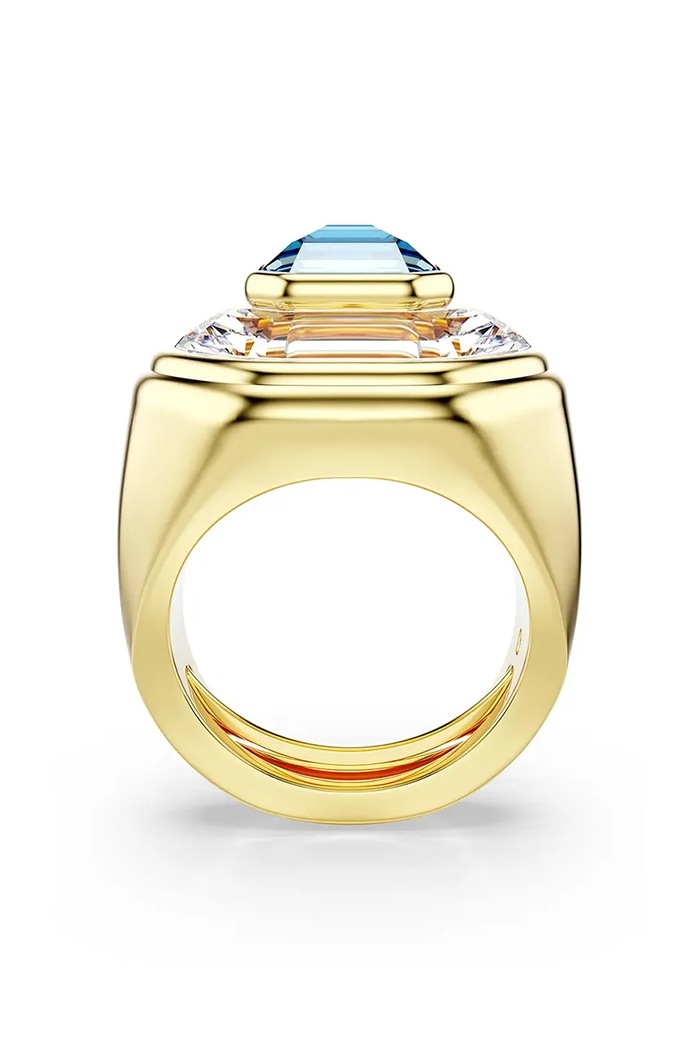 Akcesoria Swarovski pierścionek CHROMA 5710520 złoty