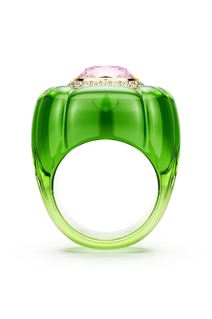 Akcesoria Swarovski pierścionek DULCIS 5709969 zielony