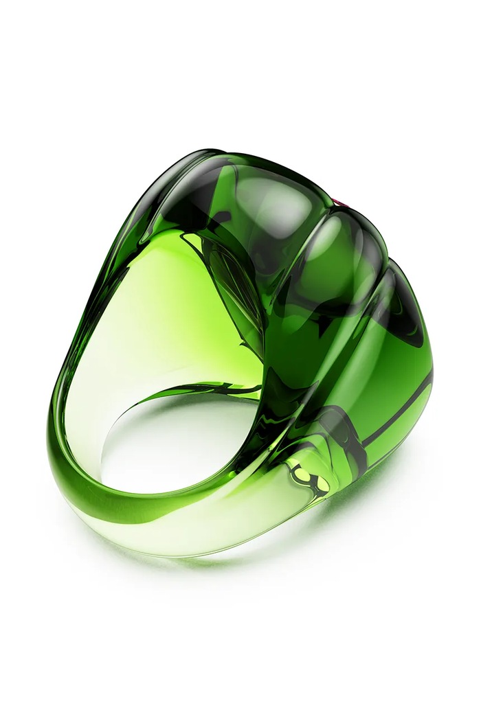 Swarovski pierścionek DULCIS zielony 5709969