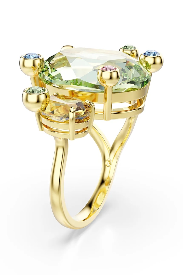 Swarovski Pierścionek GEMA 5721687 zielony SS25