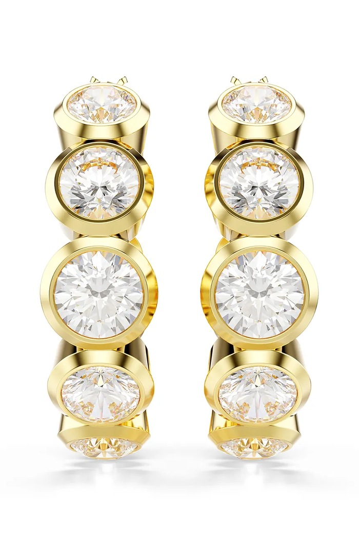 Náušnice Swarovski IMBER 5711483 zlatá SS25