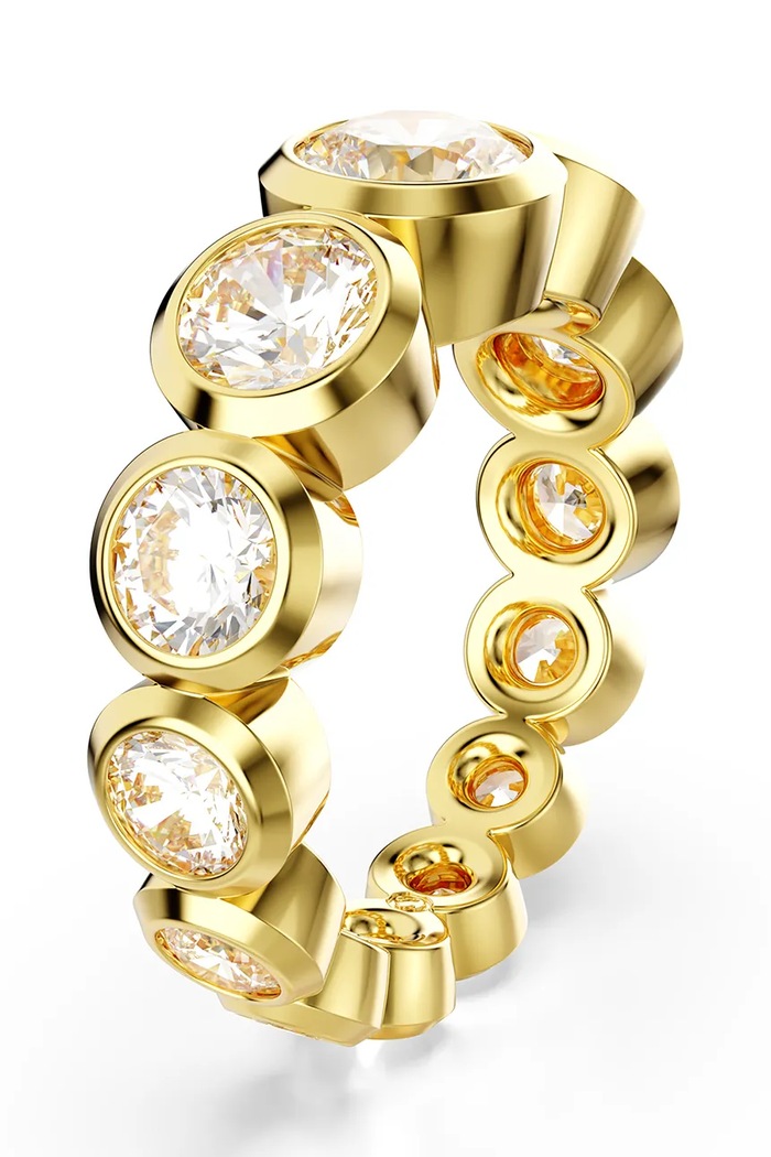 Swarovski pierścionek IMBER 5705476 złoty SS25