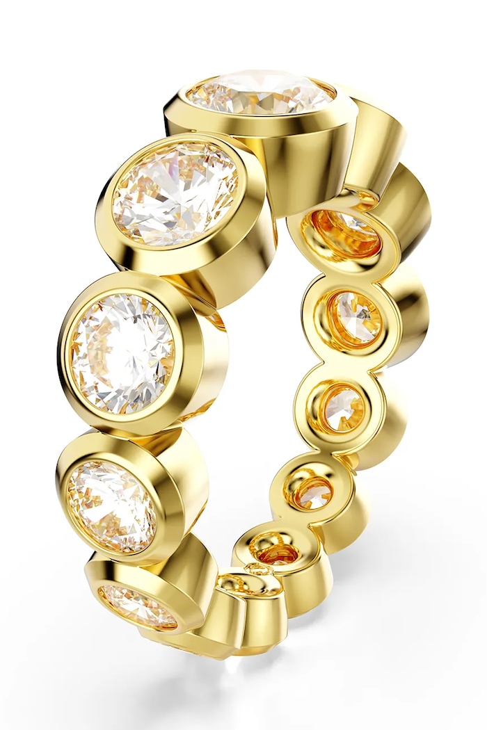 Swarovski pierścionek IMBER 5705476 złoty SS25
